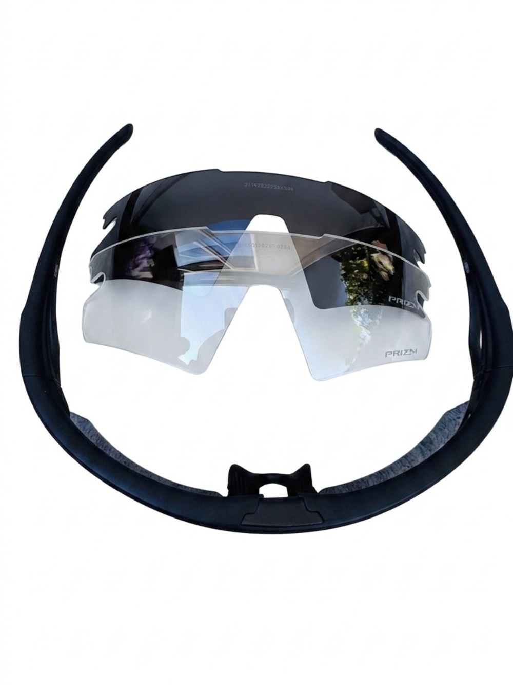 Oakley Sphaera Slash Black Frame, Red Lenses, OO9499-0136 - Picture 2 of 6